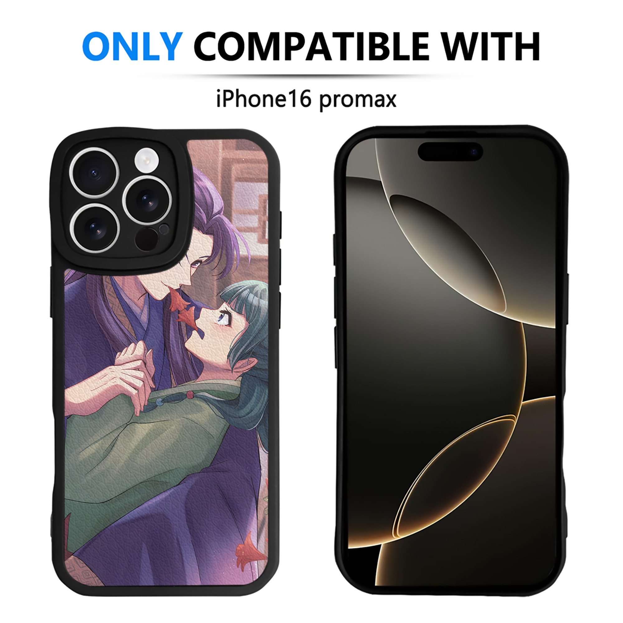 （画像用） 薬屋のひとりごと The Apothecary Diaries 【iPhone 16シリーズ対応】シリコンスマホケース（レザー調） 材質：シリコン